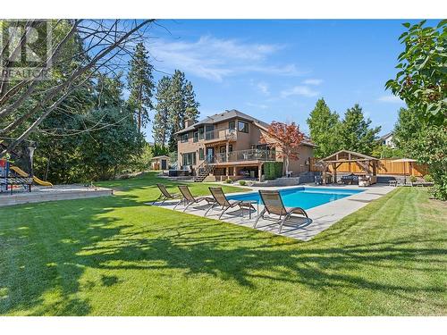 5327 Hedeman Court, Kelowna, BC - Outdoor With In Ground Pool With Backyard