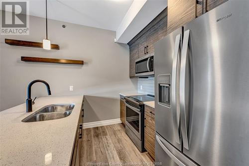 5840 Newman Unit# 117, Lasalle, ON - Indoor Photo Showing Kitchen With Stainless Steel Kitchen With Double Sink