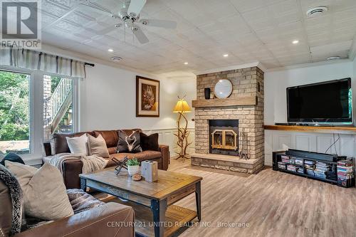 1670 8Th Line Smith, Smith-Ennismore-Lakefield, ON - Indoor Photo Showing Living Room With Fireplace