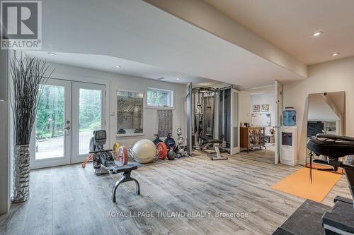 41821 Sparta Line, Central Elgin, ON - Indoor Photo Showing Gym Room