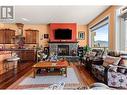 1576 Holden Road, Penticton, BC  - Indoor Photo Showing Living Room With Fireplace 