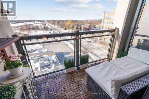 607 - 2486 Old Bronte Road W, Oakville, ON - Outdoor With Balcony