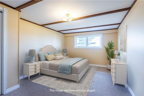 Virtually Staged - 132 8Th Concession Road E, Freelton, ON - Indoor Photo Showing Bedroom