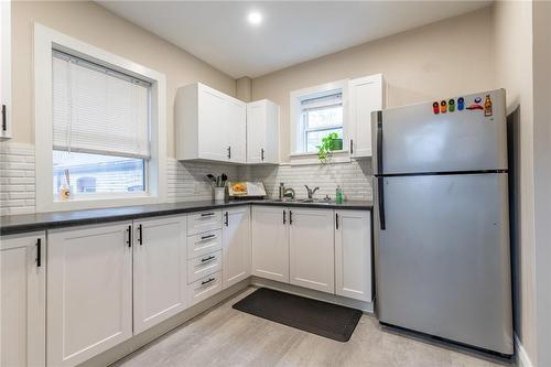 25 Proctor Boulevard|Unit #1, Hamilton, ON - Indoor Photo Showing Kitchen With Double Sink