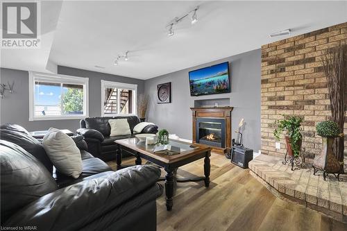 26 Shadyridge Place, Kitchener, ON - Indoor Photo Showing Living Room With Fireplace