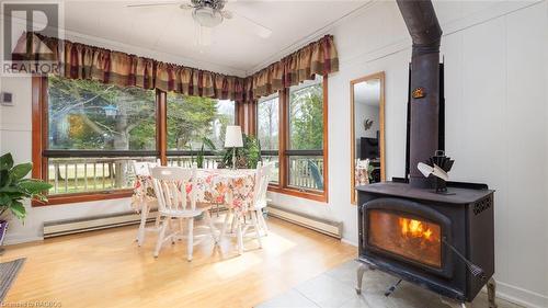 29 Avele Road, South Bruce Peninsula, ON - Indoor With Fireplace