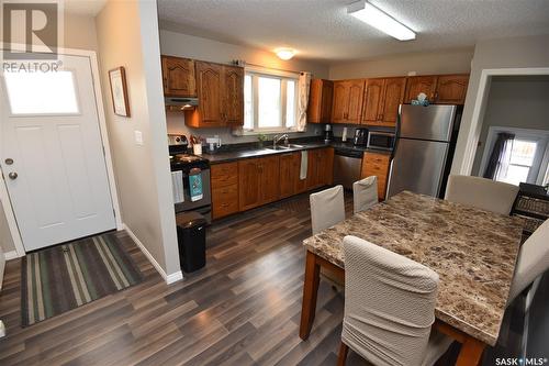 120 5Th Street E, Nipawin, SK - Indoor Photo Showing Kitchen With Double Sink