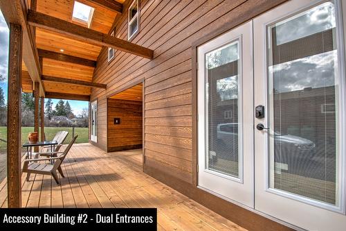 451 Whitevale Road, Lumby, BC - Outdoor With Deck Patio Veranda With Exterior