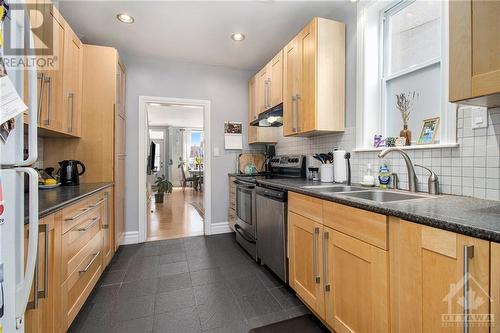 57 Louisa Street, Ottawa, ON - Indoor Photo Showing Kitchen With Double Sink