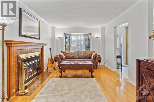 1613 Bottriell Way, Ottawa, ON - Indoor Photo Showing Living Room With Fireplace