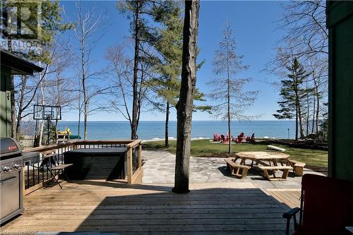 504751 Grey Rd 1, Georgian Bluffs, ON - Outdoor With Body Of Water With Deck Patio Veranda With View