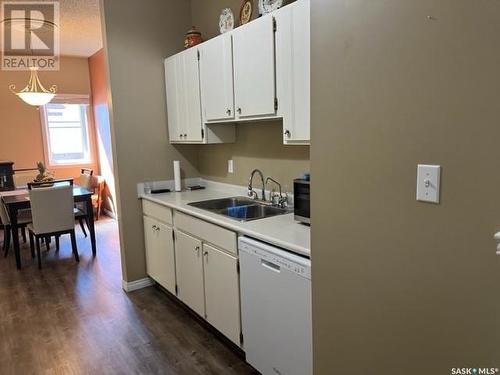 10 2935 Victoria Avenue, Regina, SK - Indoor Photo Showing Kitchen With Double Sink