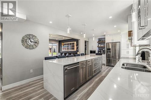 15 Lapointe Boulevard, Embrun, ON - Indoor Photo Showing Kitchen With Double Sink With Upgraded Kitchen