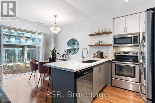 #202 -90 Stadium Rd, Toronto, ON - Indoor Photo Showing Kitchen With Stainless Steel Kitchen With Upgraded Kitchen