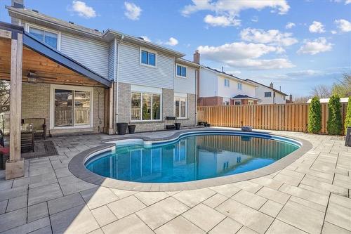 2426 Butternut Crescent, Burlington, ON - Outdoor With In Ground Pool With Exterior