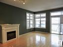 #307 9828 112 St Nw, Edmonton, AB  - Indoor With Fireplace 