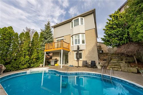 680 Rexford Drive, Hamilton, ON - Outdoor With In Ground Pool With Balcony With Backyard