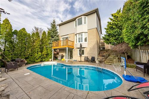 680 Rexford Drive, Hamilton, ON - Outdoor With In Ground Pool With Backyard With Exterior