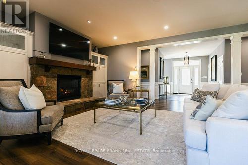 334 Sandy Bay Road, Alnwick/Haldimand, ON - Indoor Photo Showing Living Room With Fireplace