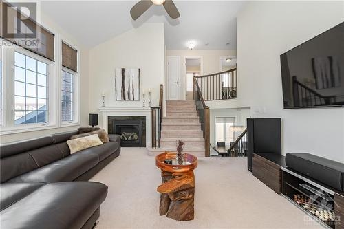 3718 Riverbreeze Street, Ottawa, ON - Indoor With Fireplace