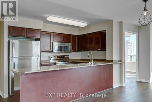 #2110 -18 Spring Garden Ave, Toronto, ON - Indoor Photo Showing Kitchen With Double Sink