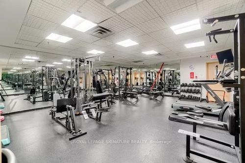 904-50 Eglinton Ave, Mississauga, ON - Indoor Photo Showing Gym Room