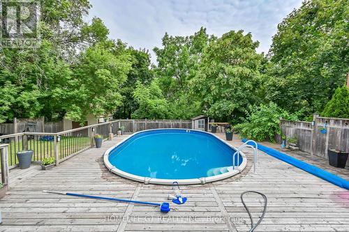 10 Douglas Place, Hamilton, ON - Outdoor With Above Ground Pool With Backyard