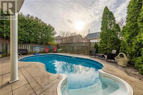 680 Rexford Dr, Hamilton, ON - Outdoor With In Ground Pool With Backyard