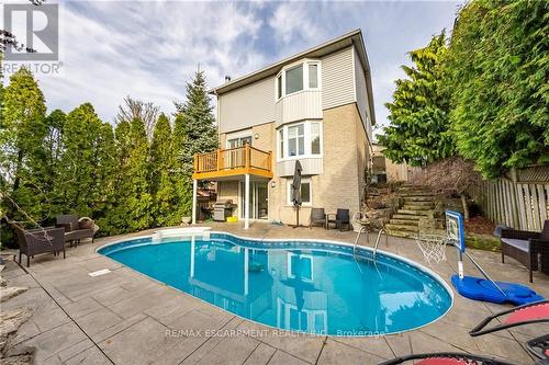 680 Rexford Dr, Hamilton, ON - Outdoor With In Ground Pool With Backyard With Exterior