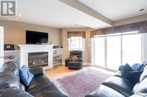 281 Puddicombe Road, Midland, ON - Indoor Photo Showing Living Room With Fireplace