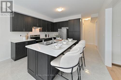 Upper - 46 Bannister Road, Barrie, ON - Indoor Photo Showing Kitchen With Double Sink