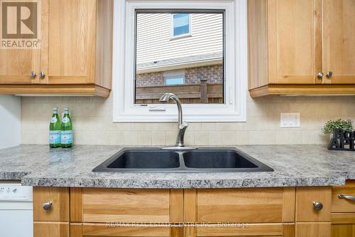 156 Harvest Drive, Milton, ON - Indoor Photo Showing Kitchen With Double Sink