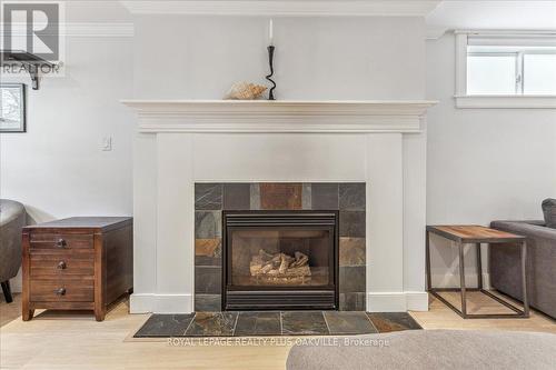 1379 Willowdown Rd, Oakville, ON - Indoor Photo Showing Living Room With Fireplace