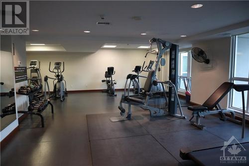 234 Rideau Street Unit#1110, Ottawa, ON - Indoor Photo Showing Gym Room