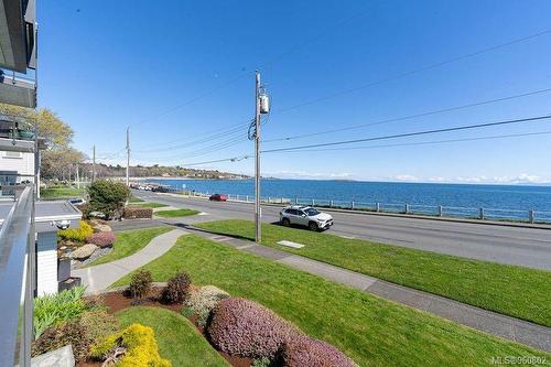 201-1488 Dallas Rd, Victoria, BC - Outdoor With Body Of Water With View