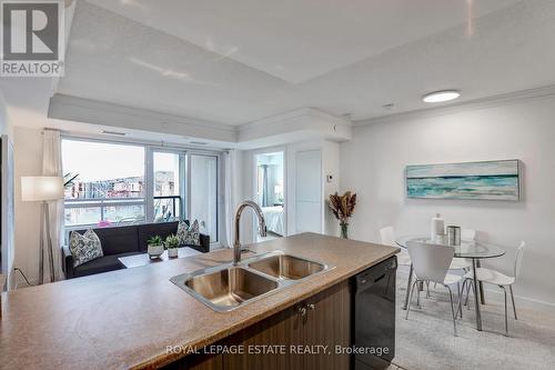 #309 -8 Trent Ave, Toronto, ON - Indoor Photo Showing Kitchen With Double Sink