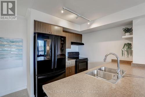#309 -8 Trent Ave, Toronto, ON - Indoor Photo Showing Kitchen With Double Sink