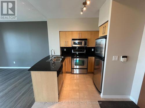 #2202 -219 Fort York Blvd, Toronto, ON - Indoor Photo Showing Kitchen With Stainless Steel Kitchen With Double Sink