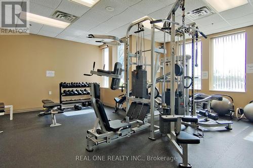 #1704 -4879 Kimbermount Ave, Mississauga, ON - Indoor Photo Showing Gym Room