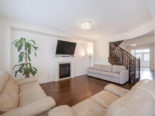 197 Thornbush Blvd, Brampton, ON - Indoor Photo Showing Living Room With Fireplace
