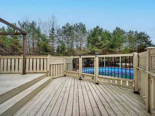 Balcon - 2100 Ch. Du Rapide, Rivière-Rouge, QC - Outdoor With Above Ground Pool With Deck Patio Veranda