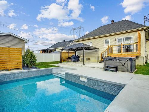 Pool - 17400 Rue Notre-Dame, Mirabel, QC - Outdoor With In Ground Pool With Deck Patio Veranda