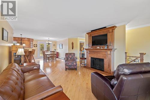 4 O'Rourke'S Road, Holyrood, NL - Indoor Photo Showing Living Room With Fireplace