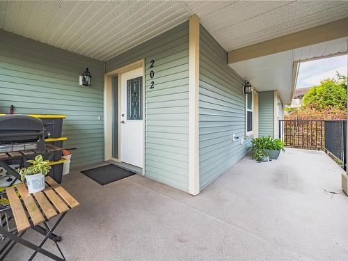 202-6149 Washington Way, Nanaimo, BC - Outdoor With Deck Patio Veranda With Exterior