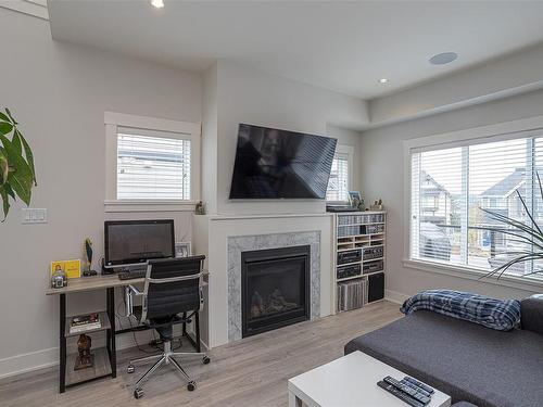 1212 Moonstone Loop, Langford, BC - Indoor Photo Showing Living Room With Fireplace
