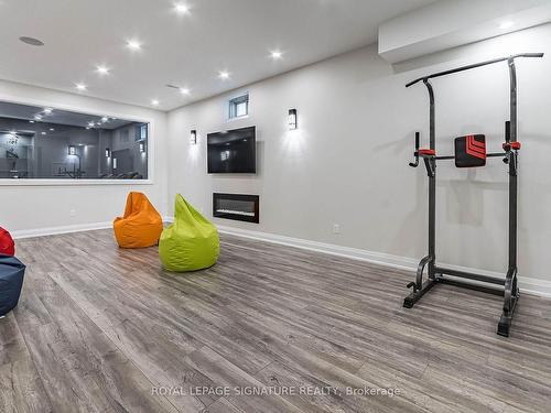 24 Foxtail Crt, Halton Hills, ON - Indoor Photo Showing Gym Room