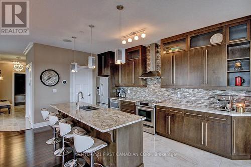 2403 - 330 Ridout Street N, London, ON - Indoor Photo Showing Kitchen With Double Sink With Upgraded Kitchen