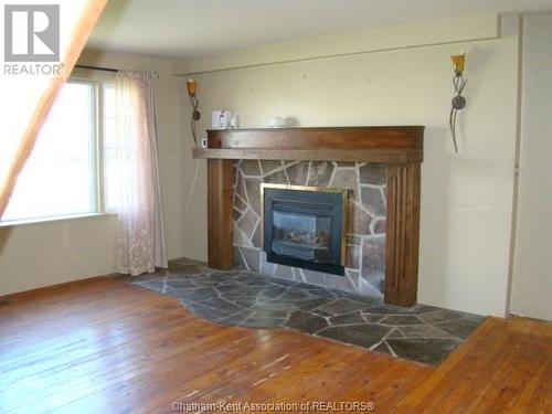 102 Victoria Avenue, Ridgetown, ON - Indoor Photo Showing Living Room With Fireplace