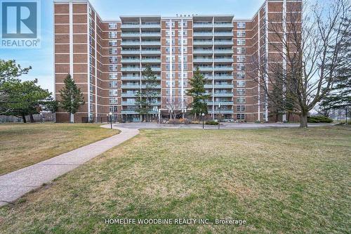 #1009 -44 Longbourne Dr, Toronto, ON - Outdoor With Balcony With Facade