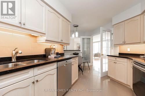 #3805 -1 Palace Place Crt, Toronto, ON - Indoor Photo Showing Kitchen With Double Sink